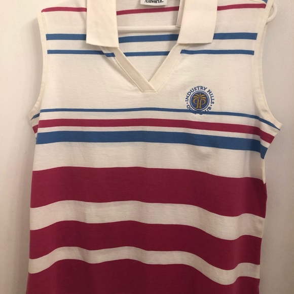 NWT Golf Really Cute, Ladies Collared Tank Top. Size Large - Picture 5 of 7